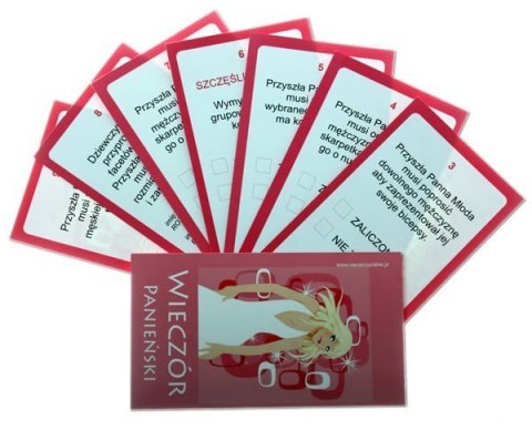 Wieczór Panieński gra imprezowa karty z zadaniami PropaGanda