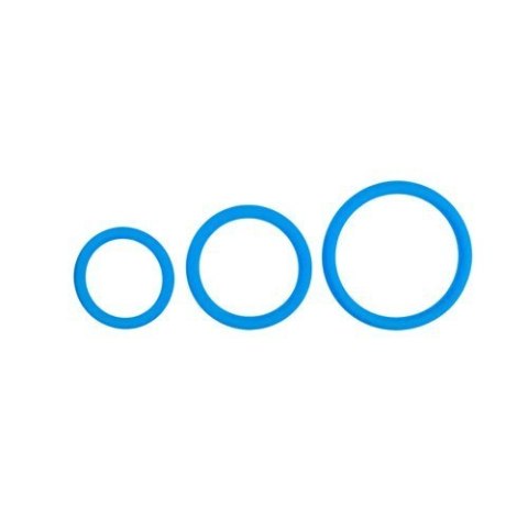 Zestaw 3 pierścienie na penisa erekcję wzwód sex Easytoys