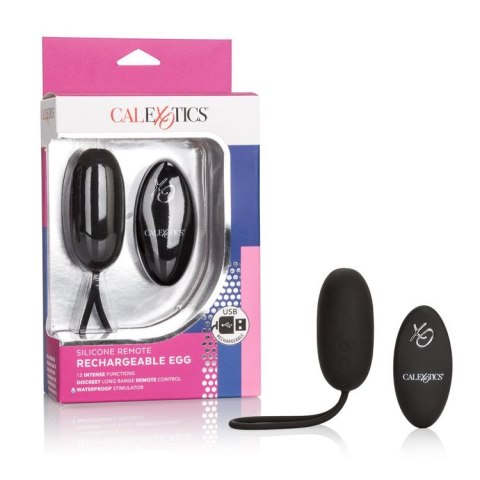 Jajko/wibr-REMOTE RECHARGEABLE EGG BLACK California Exotic Novelties