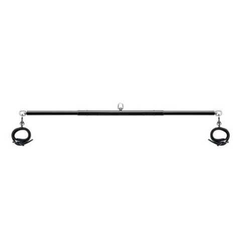 Kajdanki na drążki skórzane opaski wiązanie BDSM Easytoys