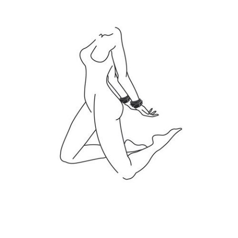 Klasyczne uniwersalne kajdanki sex BDSM bondage Easytoys