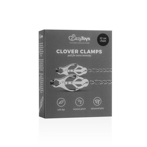Metalowe zaciski na sutki Japanese Clover Clamps Easytoys