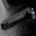 10.5" REAL SOFTEE Rechargeable TPE Vibrating Dildo(Black) Lovetoy