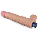 10.5" REAL SOFTEE Rechargeable TPE Vibrating Dildo(Flesh) Lovetoy