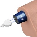 10.5" REAL SOFTEE Rechargeable TPE Vibrating Dildo(Flesh) Lovetoy