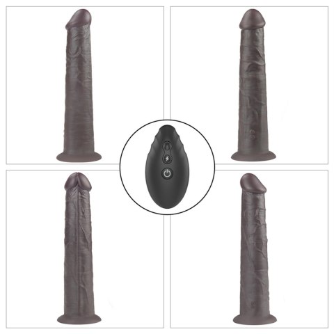 10'' Dual Layered Platinum Silicone Rotator Lovetoy