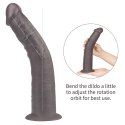 10'' Dual Layered Platinum Silicone Rotator Lovetoy