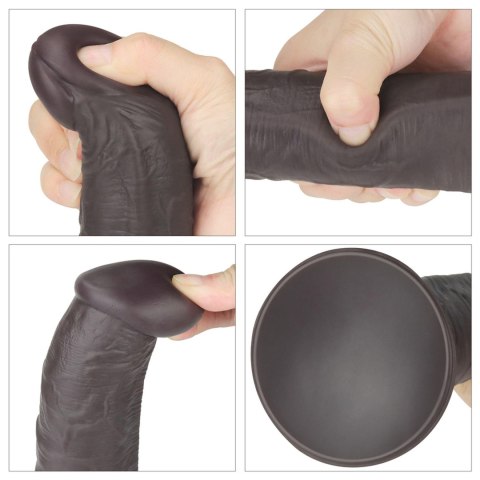 10'' Dual Layered Platinum Silicone Rotator Lovetoy