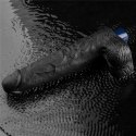 10" REAL SOFTEE Rechargeable TPE Vibrating Dildo(Black) Lovetoy