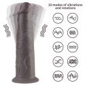 8.0'' Dual Layered Platinum Silicone Rotator Lovetoy