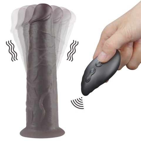 8.0'' Dual Layered Platinum Silicone Rotator Lovetoy