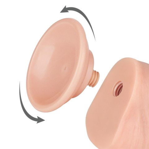 8'' Sliding Skin Dual Layer Dong Flesh Lovetoy