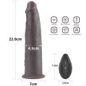 9.0'' Dual Layered Platinum Silicone Rotator Lovetoy