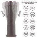 9.0'' Dual Layered Platinum Silicone Rotator Lovetoy