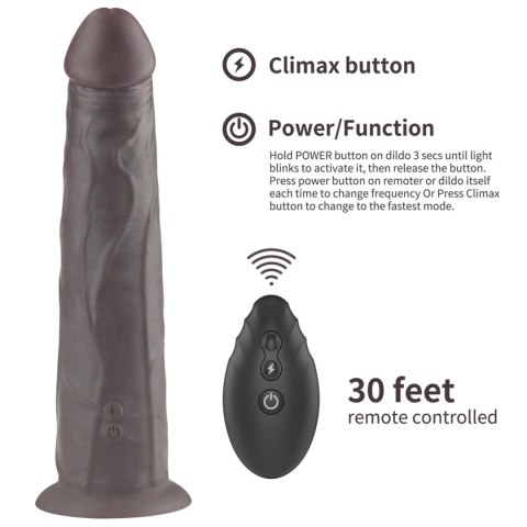 9.0'' Dual Layered Platinum Silicone Rotator Lovetoy