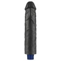 9.5" REAL SOFTEE Rechargeable TPE Vibrating Dildo(Black Lovetoy
