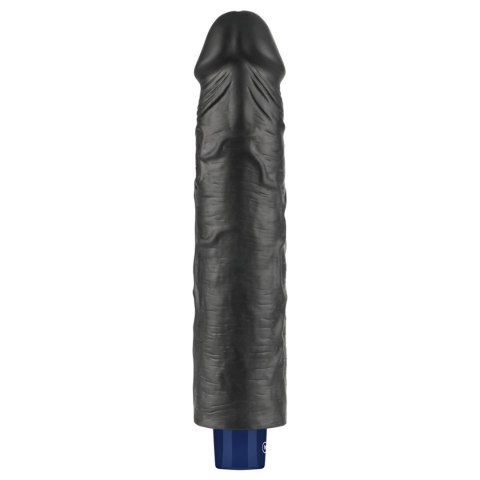 9.5" REAL SOFTEE Rechargeable TPE Vibrating Dildo(Black Lovetoy