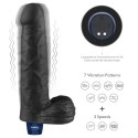 9" REAL SOFTEE Rechargeable TPE Vibrating Dildo(Black) Lovetoy