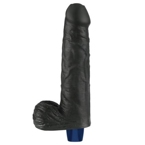 9" REAL SOFTEE Rechargeable TPE Vibrating Dildo(Black) Lovetoy