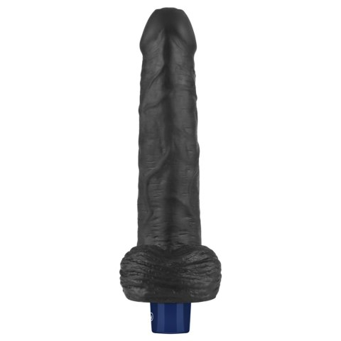 9" REAL SOFTEE Rechargeable TPE Vibrating Dildo(Black) Lovetoy
