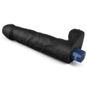 9" REAL SOFTEE Rechargeable TPE Vibrating Dildo(Black) Lovetoy