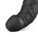 9" REAL SOFTEE Rechargeable TPE Vibrating Dildo(Black) Lovetoy
