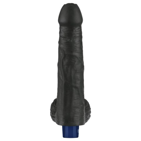 9" REAL SOFTEE Rechargeable TPE Vibrating Dildo(Black) Lovetoy