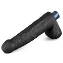 9" REAL SOFTEE Rechargeable TPE Vibrating Dildo(Black) Lovetoy