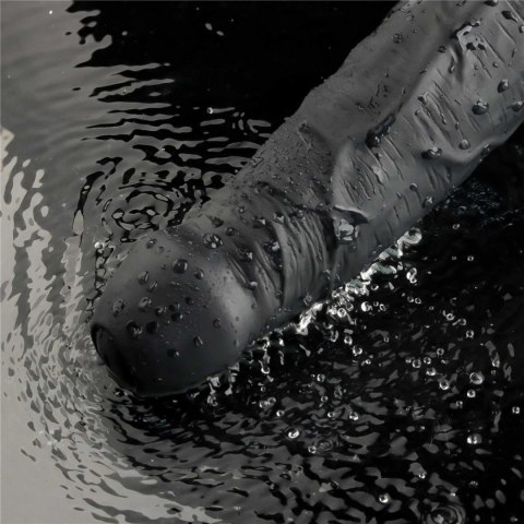 9" REAL SOFTEE Rechargeable TPE Vibrating Dildo(Black) Lovetoy