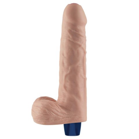 9" REAL SOFTEE Rechargeable TPE Vibrating Dildo(Flesh) Lovetoy