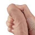 9" REAL SOFTEE Rechargeable TPE Vibrating Dildo(Flesh) Lovetoy