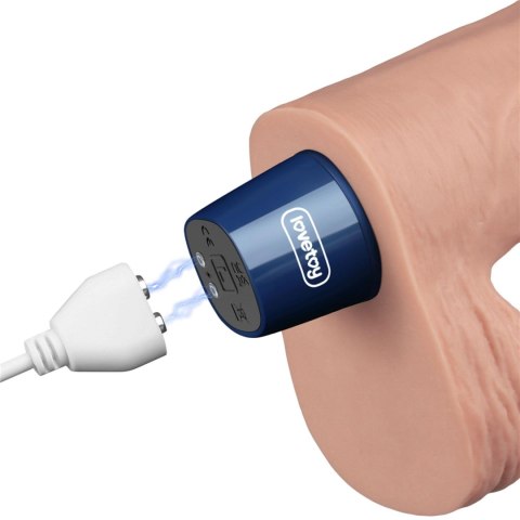 9" REAL SOFTEE Rechargeable TPE Vibrating Dildo(Flesh) Lovetoy