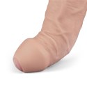9" REAL SOFTEE Rechargeable TPE Vibrating Dildo(Flesh) Lovetoy