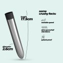 CRUSHIOUS CLASSIC VIBE VIBRATOR SILVER Crushious