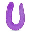 CRUSHIOUS DEEP DIVER DOUBLE DILDO WITH ANAL LUBRICANT 50ML PURPLE Crushious