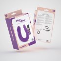 CRUSHIOUS DEEP DIVER DOUBLE DILDO WITH ANAL LUBRICANT 50ML PURPLE Crushious
