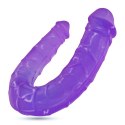 CRUSHIOUS DEEP DIVER DOUBLE DILDO WITH ANAL LUBRICANT 50ML PURPLE Crushious