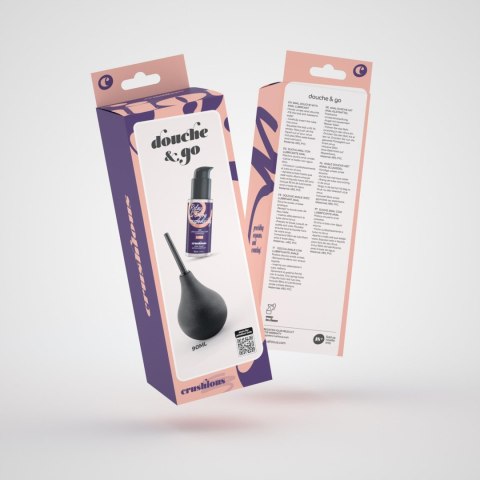 CRUSHIOUS DOUCHE & GO ANAL DOUCHE 90ML WITH ANAL LUBRICANT 50ML Crushious