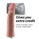 CRUSHIOUS THE MACHO REALISTIC PENIS SLEEVE WITH 2" EXTENSION Crushious