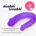 DOUBLE TROUBLE DOUBLE HEAD DILDO CRUSHIOUS PURPLE Crushious