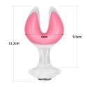 Gemoria Silicone Butt Plug - Dual Crescent (Glow-In-The-Dark) Lovetoy