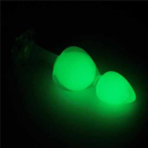 Gemoria Silicone Butt Plug (Glow-In-The-Dark) - green Lovetoy