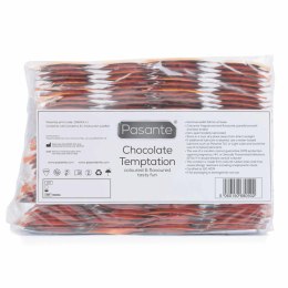 Pasante Chocolate Condoms Bulk Packs 144 pcs Pasante