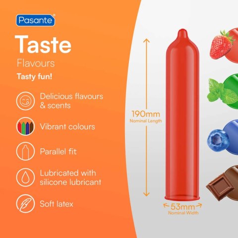Pasante Chocolate Condoms Bulk Packs 144 pcs Pasante
