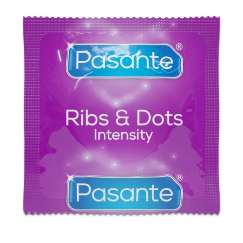 Pasante Ribs & Dots/Intensity Condoms 12 pcs Pasante