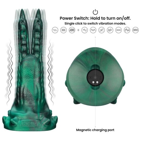 Savage Charm Double-Claw Vibrating Silicone Dildo Lovetoy