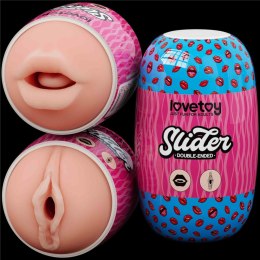 Slider Double-Ended Masturbator Mouth and Vagina Lovetoy