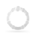 TRIPLE BEAD COCKRING SET CLEAR CRUSHIOUS Crushious
