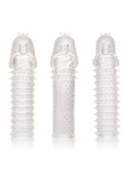 Zestaw 3 nakładek na penisa Stymulator-3 Piece Extension Kit CalExotics