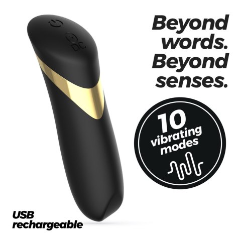 CRUSHIOUS BLINDERS RECHARGEABLE VIBRATING BULLET BLACK Crushious